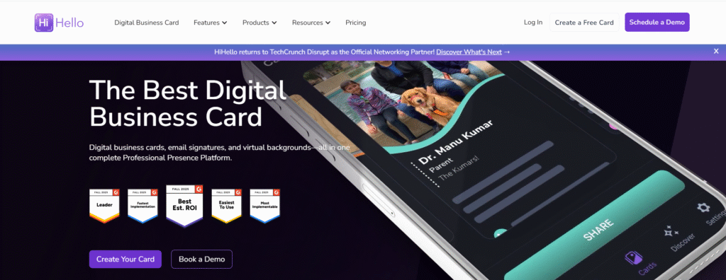 HiHello-Digital Business Card App