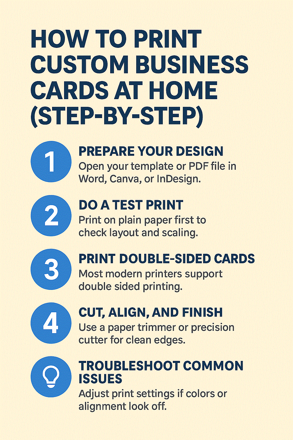 How to Print Business Cards at Home in 2026 (DIY Guide to Pro Results