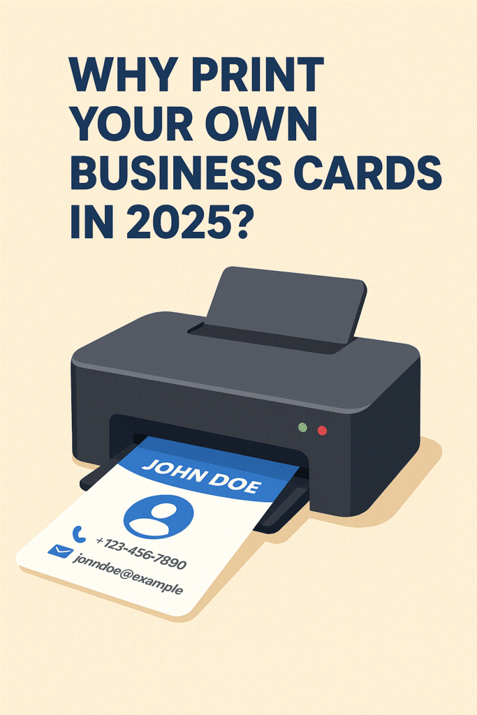How to Print Business Cards at Home in 2026 (DIY Guide to Pro Results