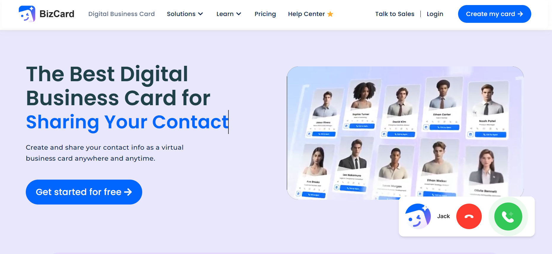 Bizcard NFC Business Card