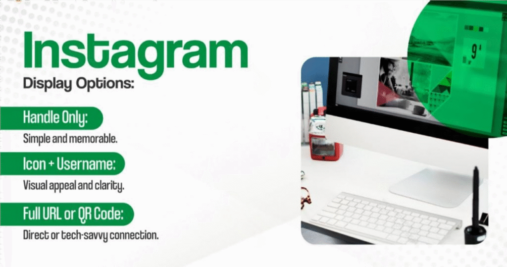Which Instagram Info Should You Put on Business Cards?