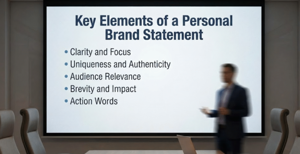 Key Elements of a Personal Brand Statement