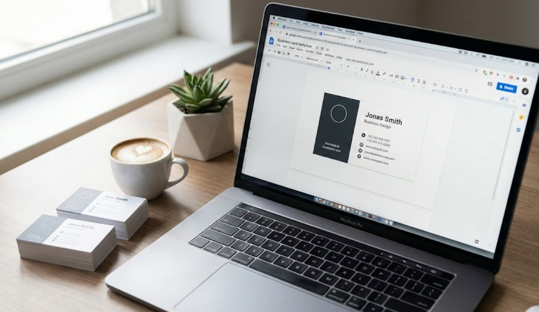 How to Make a Business Card Template in Google Docs with Free Templates ...